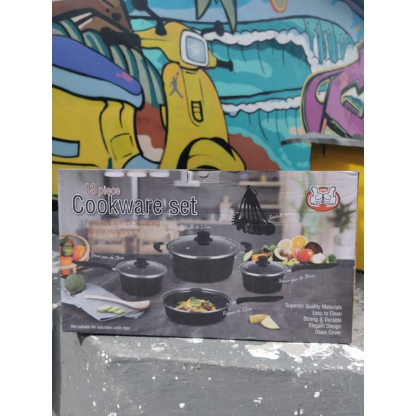 cookware set 13 pcs