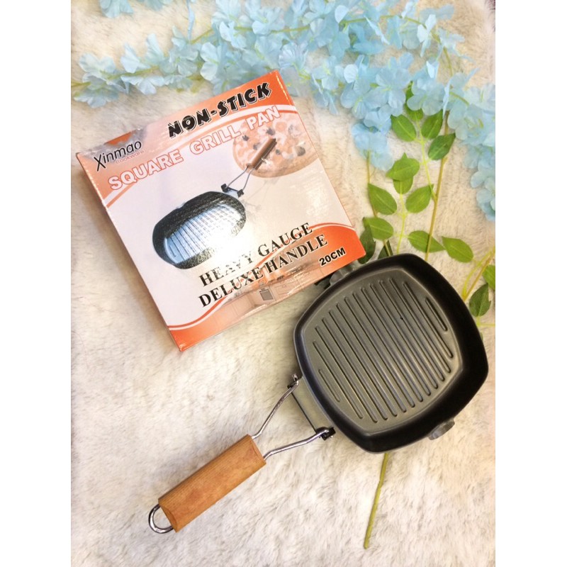Square grill pan/teflon serbaguna/Teflon daging