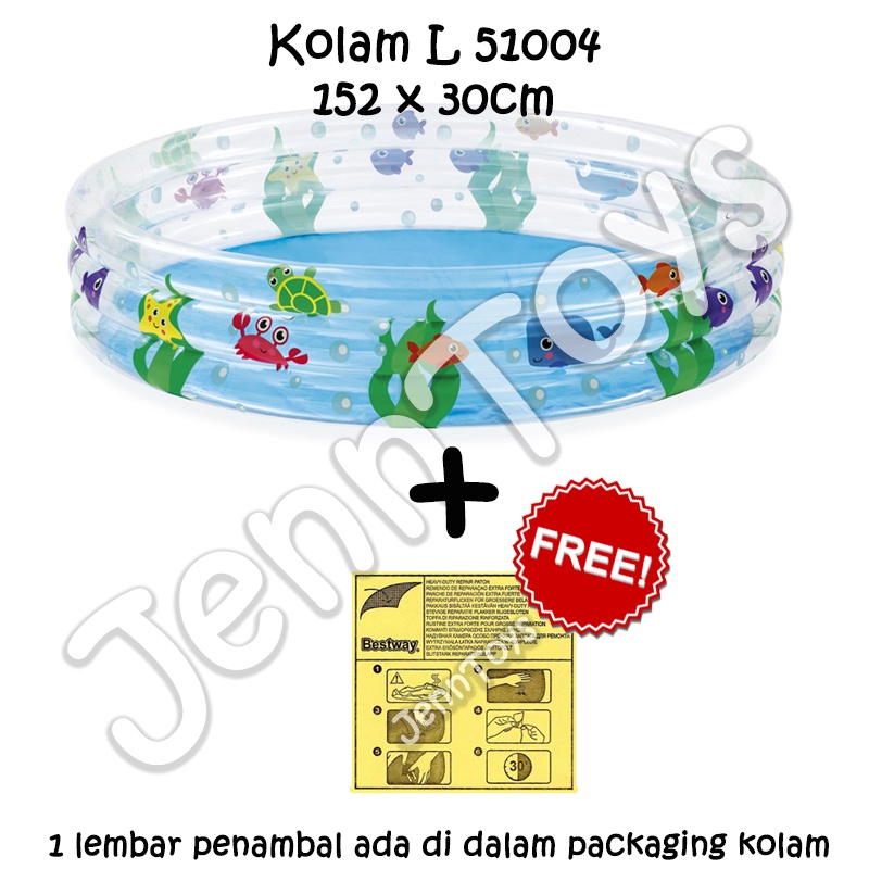 JennToys - Bestway - Kolam Renang Mandi Bola Bestway Coral Kids Pool 51008 51009 51004