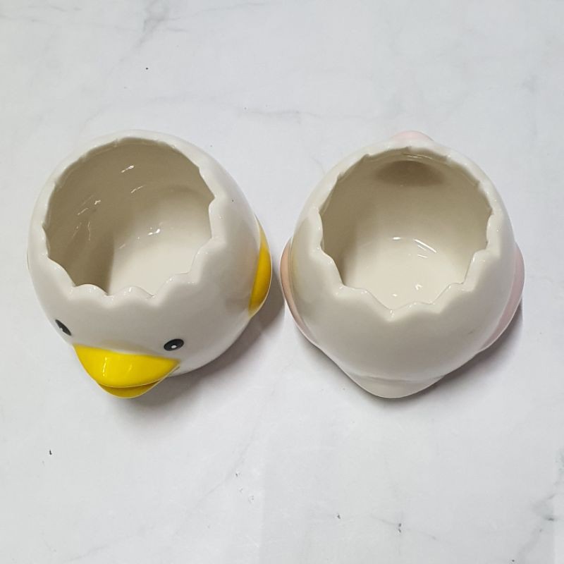 Little Chicken Ceramic Egg Yolk Divider / egg separator / pemisah telur
