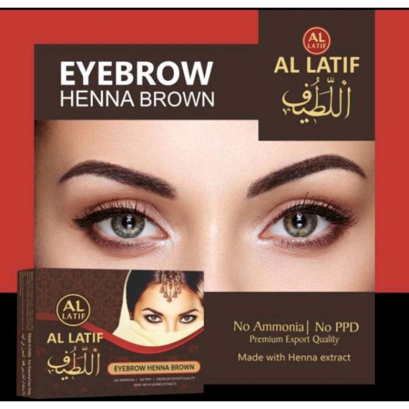 AL LATIF EYEBROW HENNA (ecer 1pc)