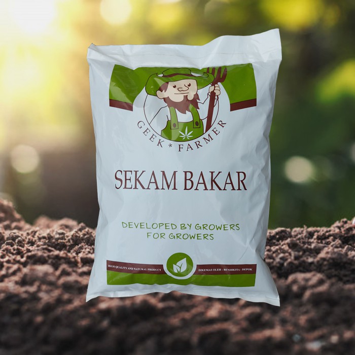 Media Tanam Sekam Bakar Premium (Geek Farmer)