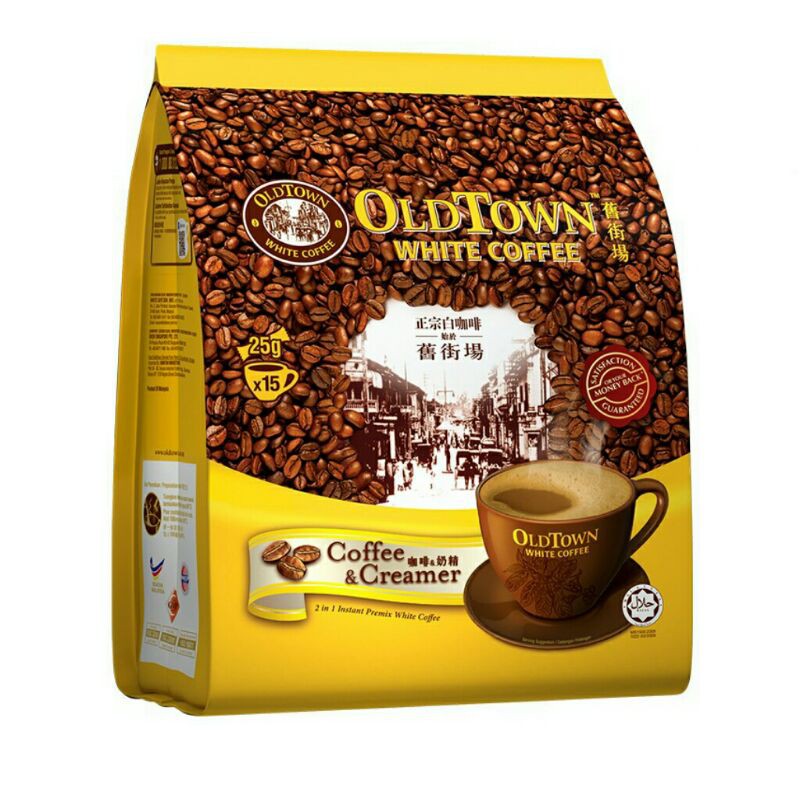 

OLDTOWN White Coffee 2 in 1 Coffee and Creamer Malaysia (15 sachet)