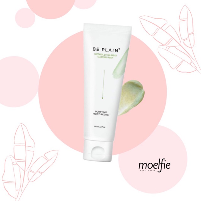 [FULL SIZE] BE PLAIN GREENFUL pH-BALANCED CLEANSING FOAM 80ml