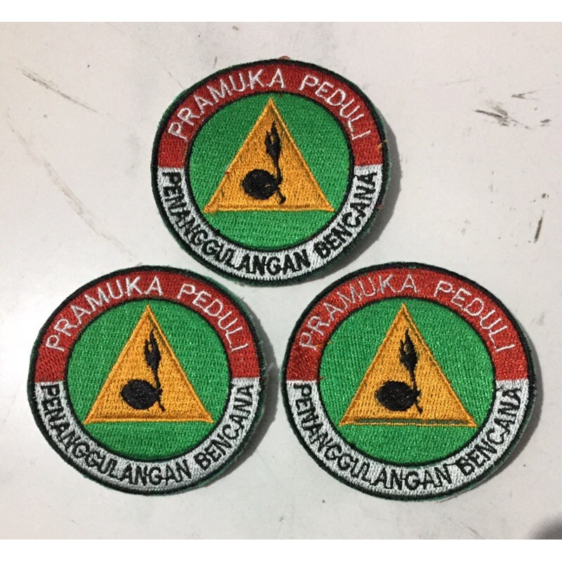 Badge bordir Pramuka Peduli