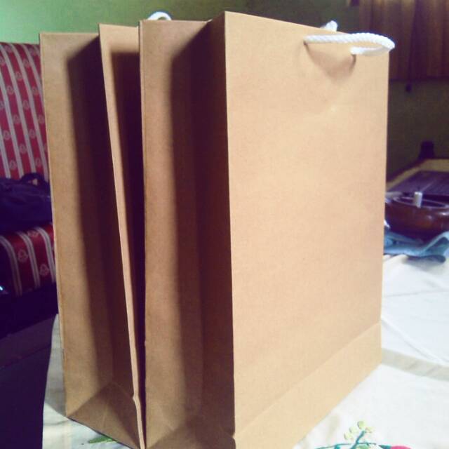 

Paperbag, Paper Bag Cusrom Polos Uk. 25x9x31