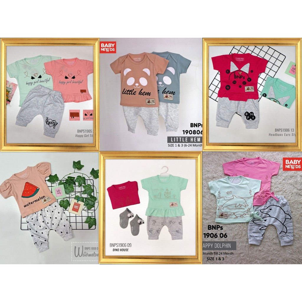Setelan Baju Anak Cewek Baby Needs, babyneeds, baby need, babyneed