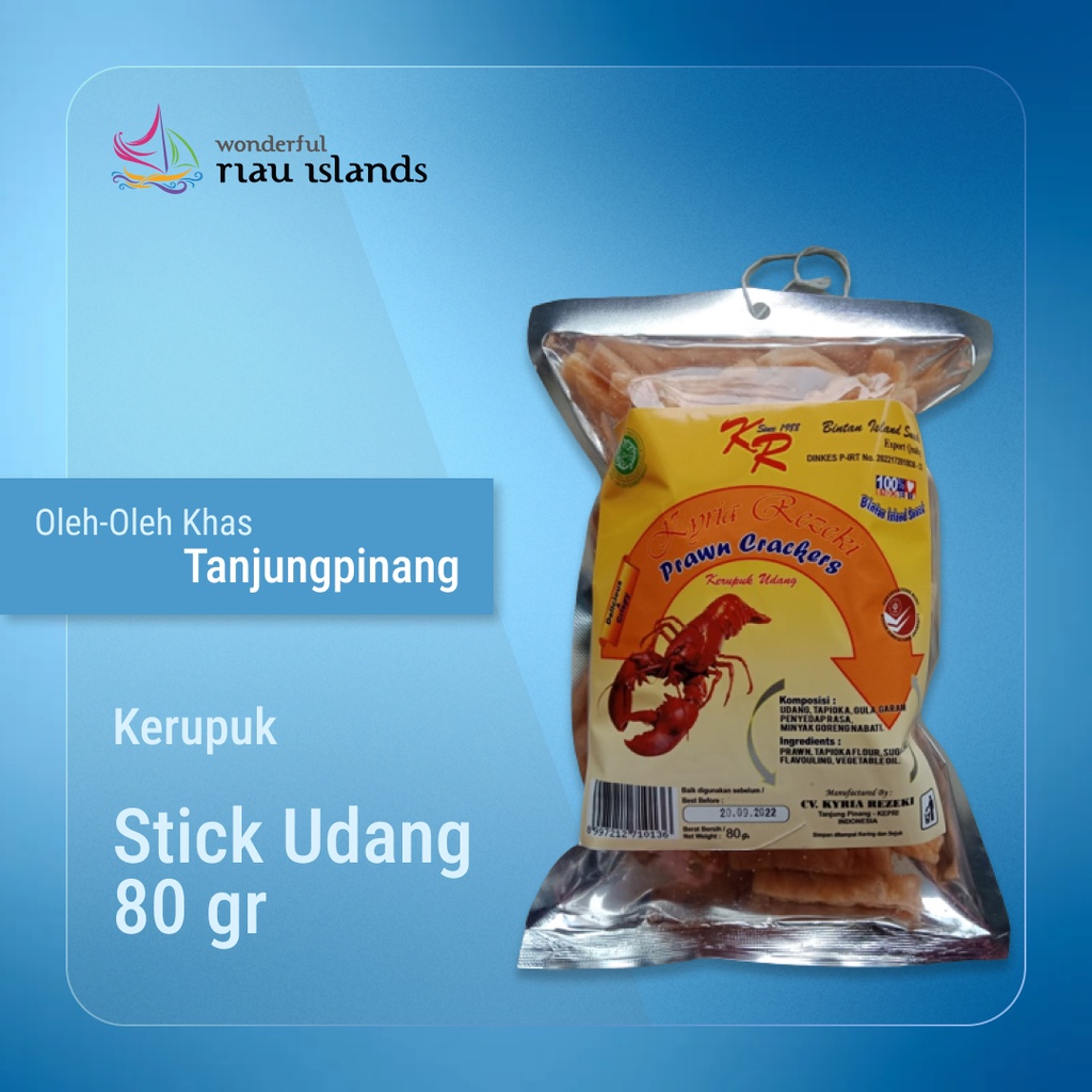 

Kerupuk Stick Udang 80 gr