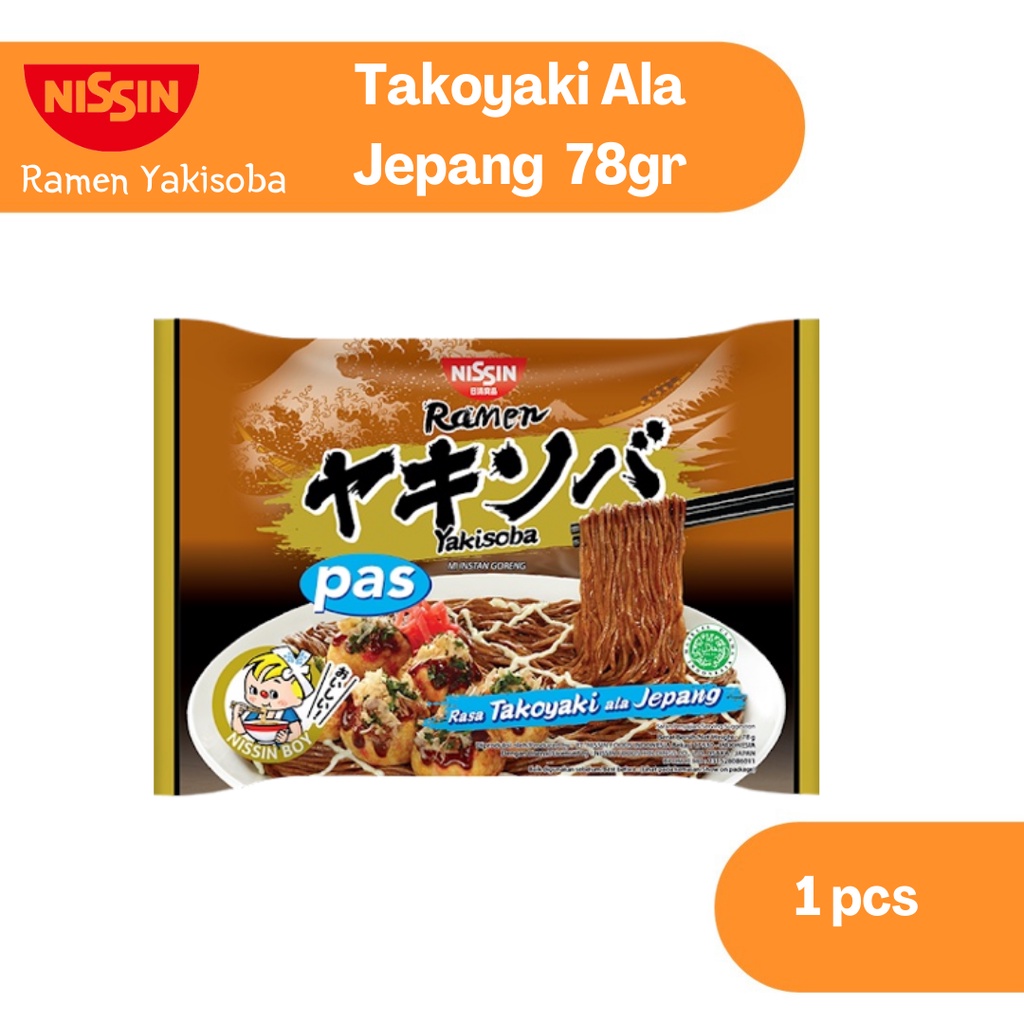 

Saboga x Nissi Ramen Pas Yakisoba - Takoyaki 78gr