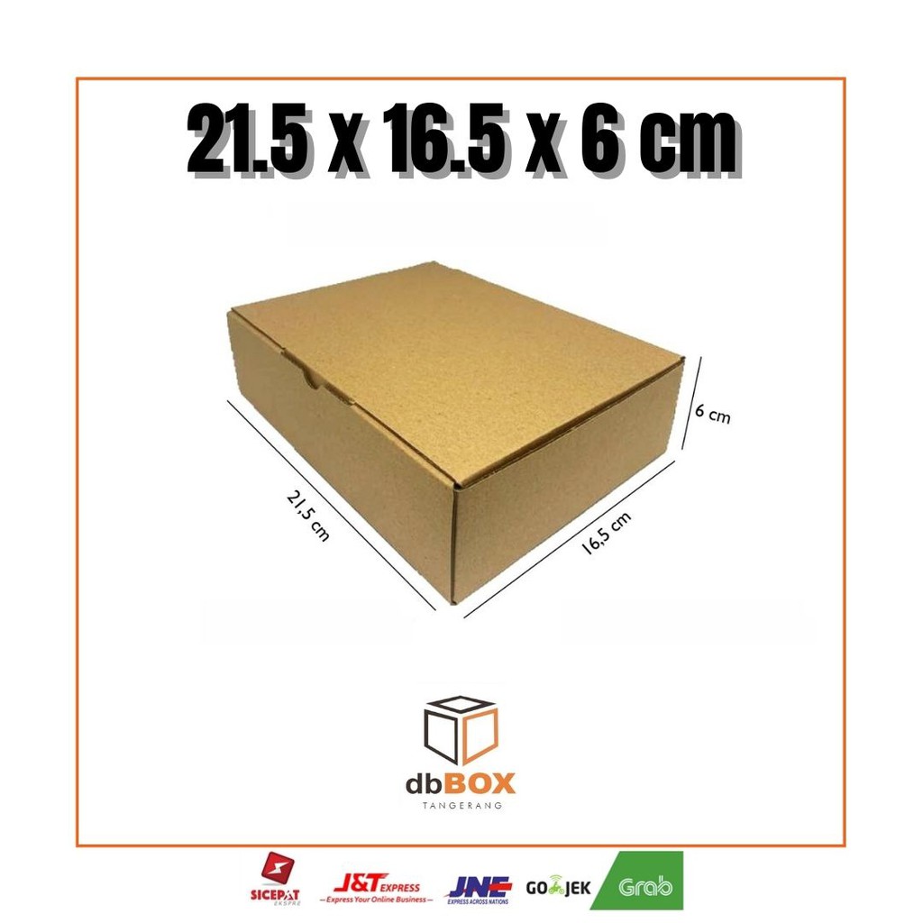 

Kardus 21.5x16.5x6 cm | Box Die Cut dan Easy Usage | Box Kue Tart | Box Aksesoris | Box Snack