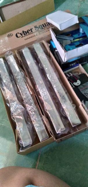 1set 4pcs Pull Handle Pintu Kotak List 35cm Stainless+ Kunci Pintu Body Pelor Silinder Tarikan Pintu