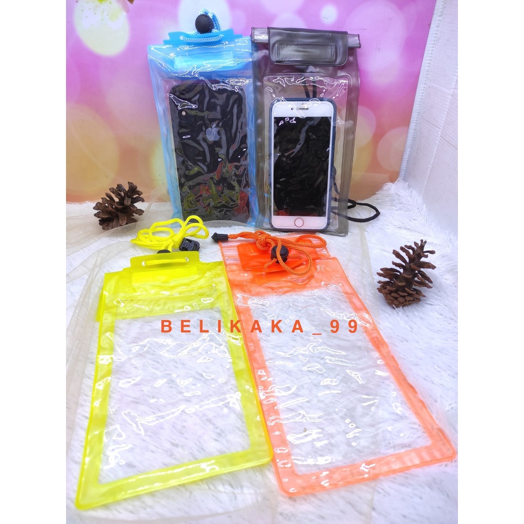 TAS WATERPROOF HP ANTI AIR / SARUNG HANDPHONE WATERPROOF / SARUNG HP ANTI AIR POUCH BAG UNIVERSAL HANDPHONE / SARUNG PELINDUNG HANDPHONE / CASING HP ANTI AIR / WATERPROOF CASE HP