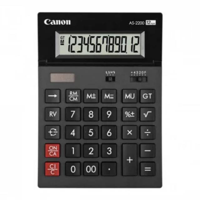 

Canon calculator AS 2200 HB