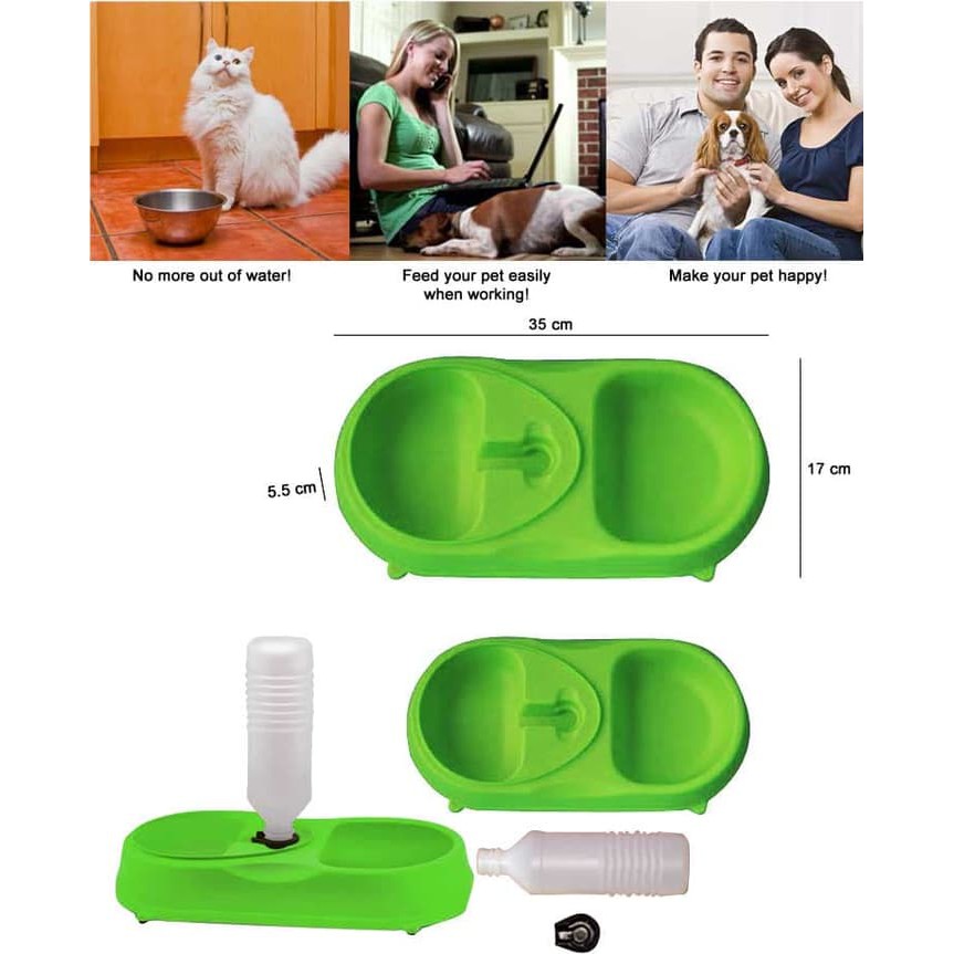 TEMPAT MAKAN Hewan Pet Feeder FinePet Tempat Minum Hewan Peliharaan Binatang Cat Dog Doggy