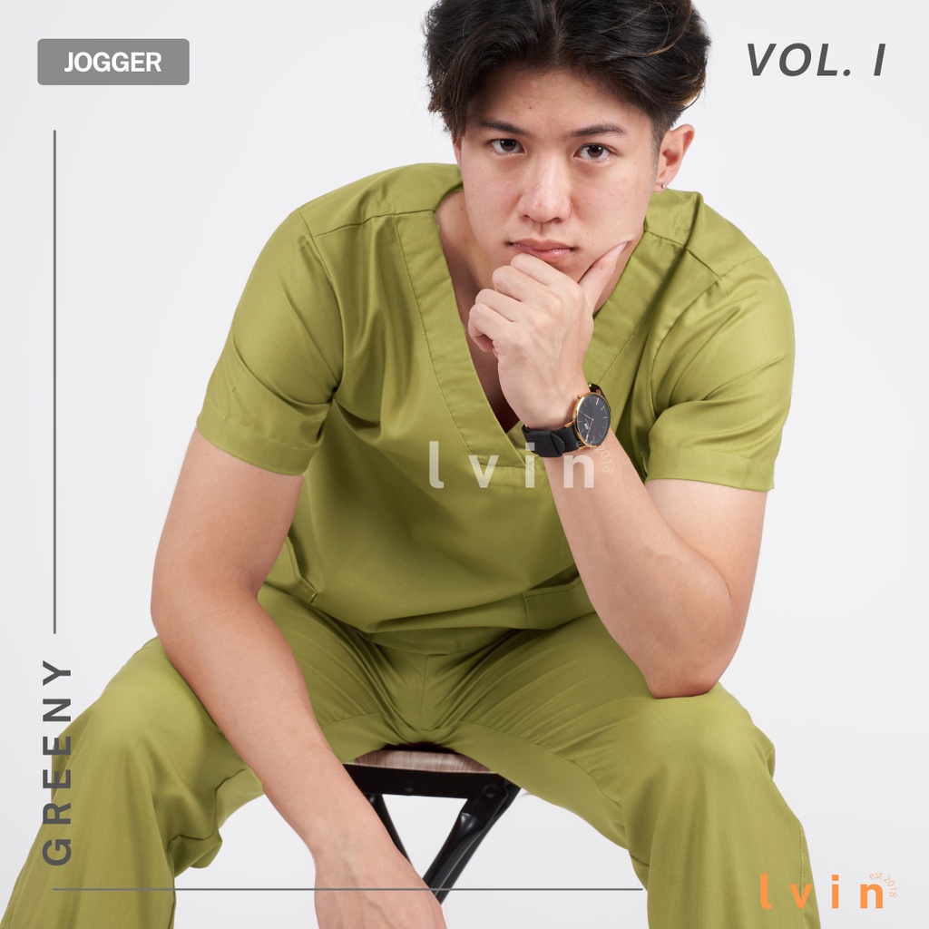 [ Lvin ] Vol I - Baju OKA Joger / Baju Jaga / Set Baju Celana Jaga Oka / Dokter Lengan Pendek / Baju OK / Classy Series