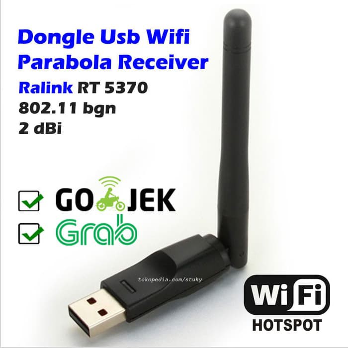 Dongle Wifi Sumpit untuk Receiver Parabola Usb Wifi Ralink RT 5370
