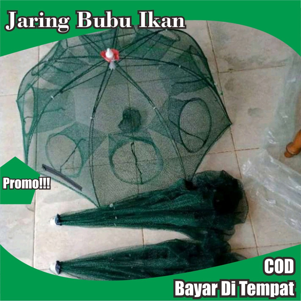 COD Bubu Jaring Perangkap Ikan Model Payung Alat Pancing Massal