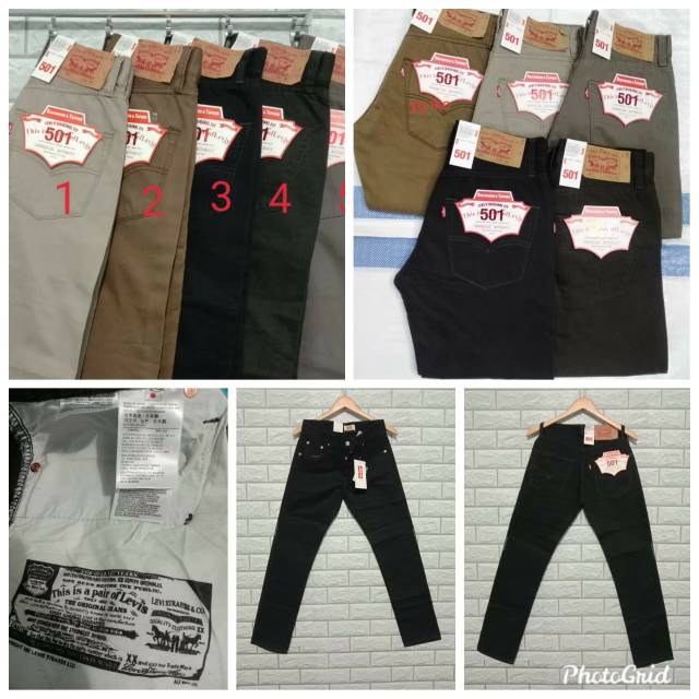 

501 CANVAS ||CELANA501CANVAS PEMESANAN WARNA DARI NOMOR
