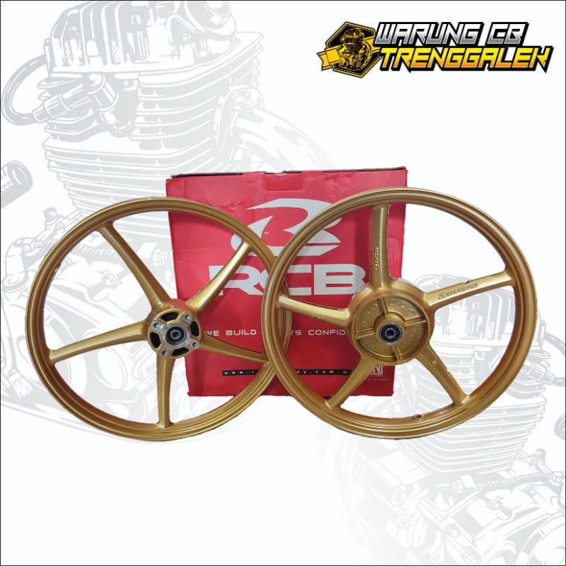 VELK VELG RCB ALLOY RIM RCB YAMAHA JUPITER Z JUPITER OLD VEGA R JUPITER MX OLD SET DEPAN BELAKANG
