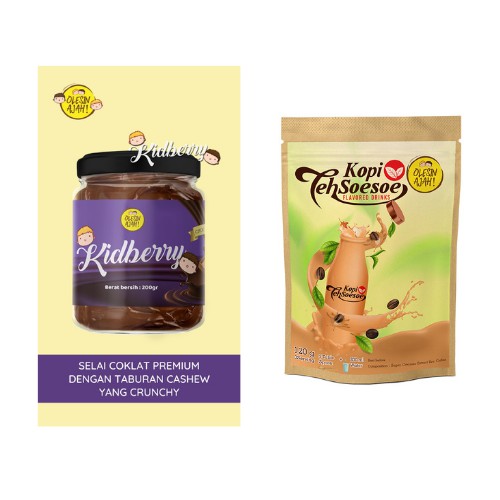 

Promo OlesinAjah Selai Kidberry 200Gr + Kopi Teh Soesoe Premium Flavoured Drink - 120G