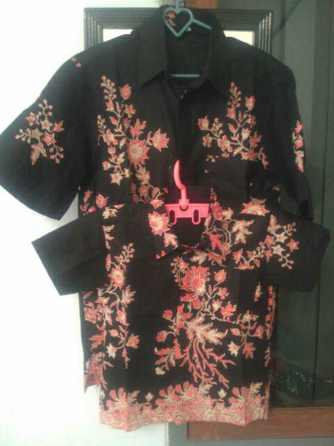 [batikcople.id]batik Couple Keluarga Sania Ruffle Ori Ndoro Jowi Dnt Motif Termurah Di Shopee