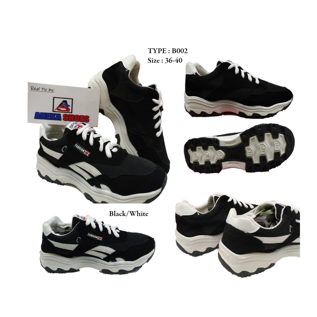 SEPATU WANITA TALI SNEAKERS IMPORT B002 FASHION