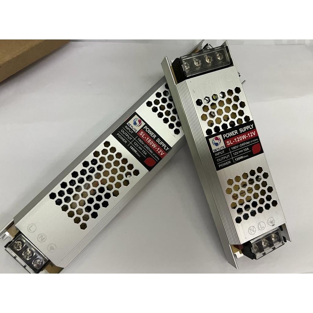 Trafo 10A 12vdc model baru slim