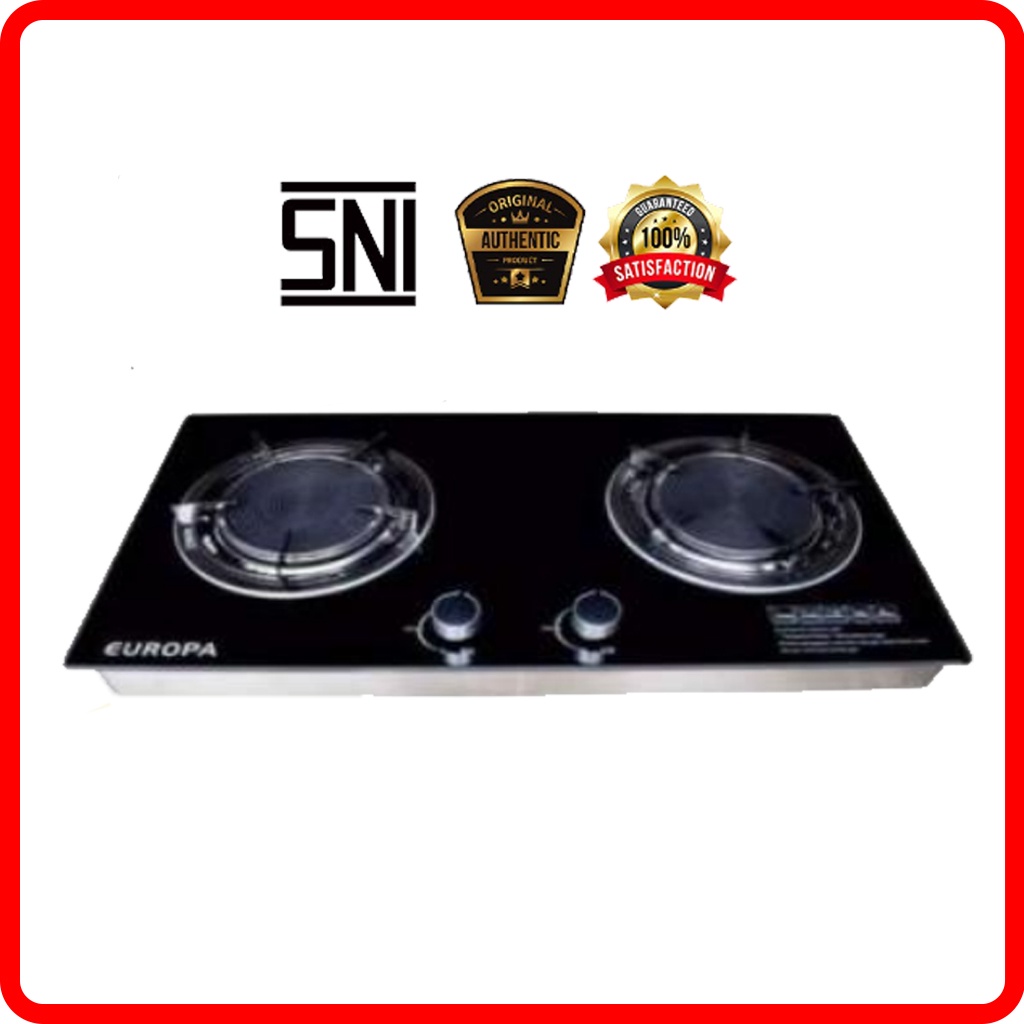 EUROPA Kompor Gas Kompor 2 Tungku Kompor Tanam Kompor Portable Kompor Infrared Europa / Kompor Infra