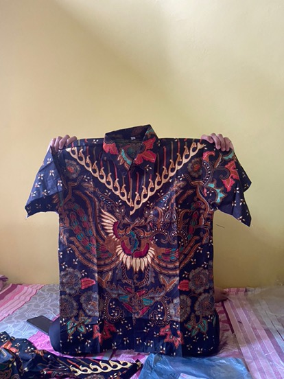 Maura Couple - Sania Ruffle Batik Couple Ori Ndoro Jowi Dnt Garansi