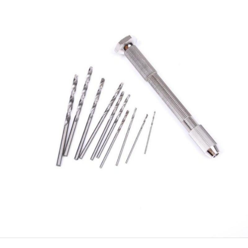 Mini Pen Hand Drill Bor Tangan Manual
