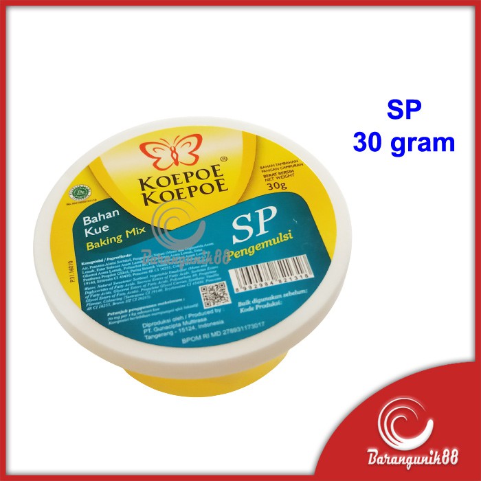 Koepoe Koepoe SP Pengemulsi Pengembang Baking Mix 30 gram Bahan Kue Kupu Kupu