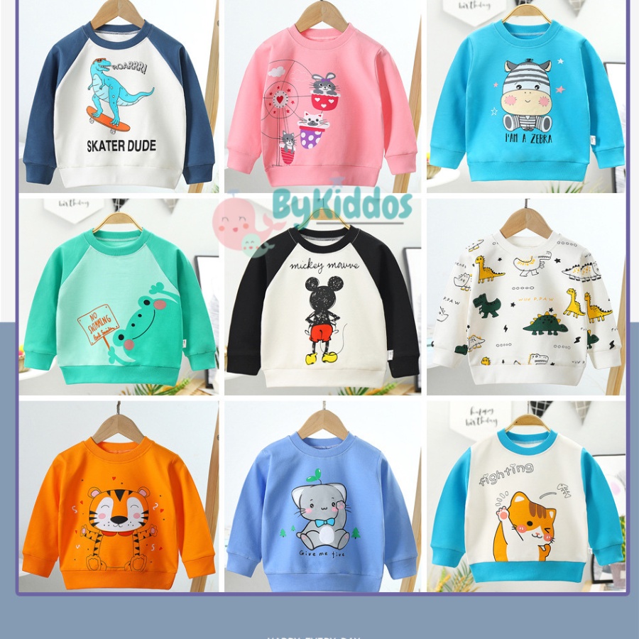 ByKiddos - Sweater Anak Import / Sweater Premium Impor / Sweater Anak Bayi Laki-laki / Sweater Anak Perempuan