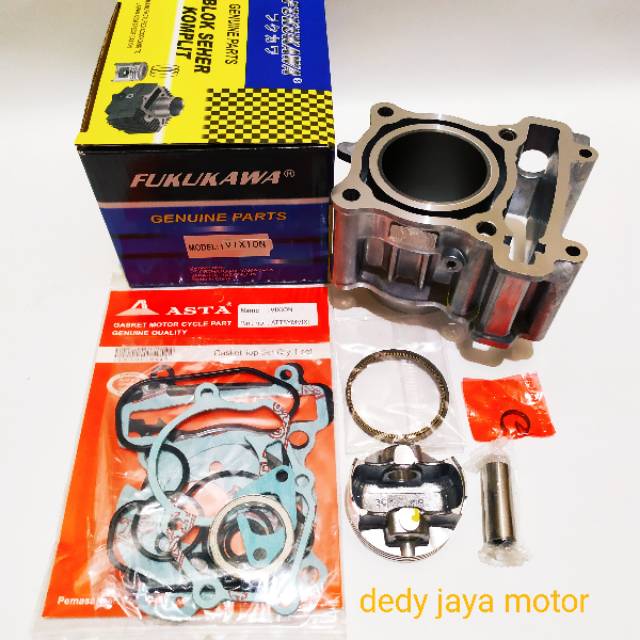 Blok seher komplit + paking top set vixion old, vixion  nvl produk original fukukawa genuine parts