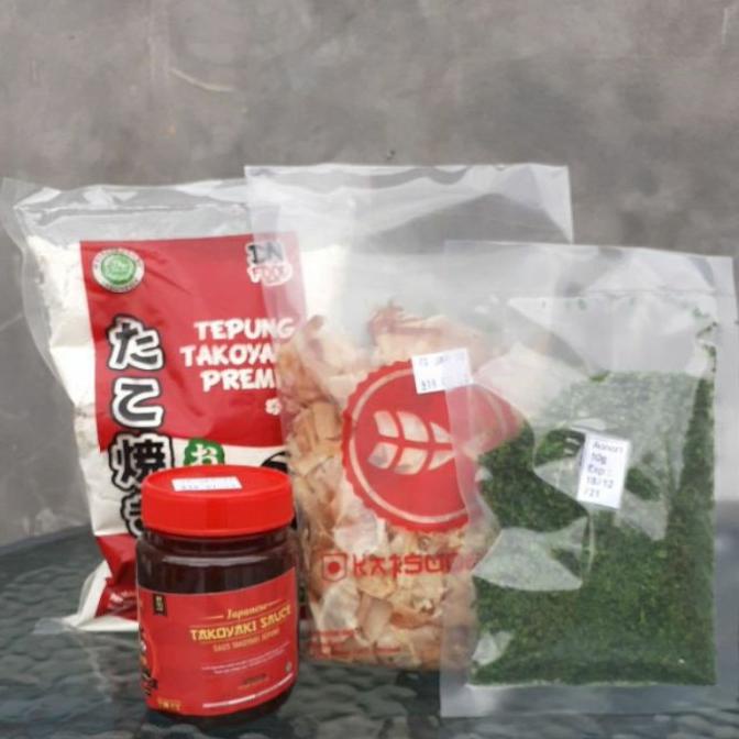 

[COD] paket takoyaki komplit (lengkap dengan ao nori) [COD]