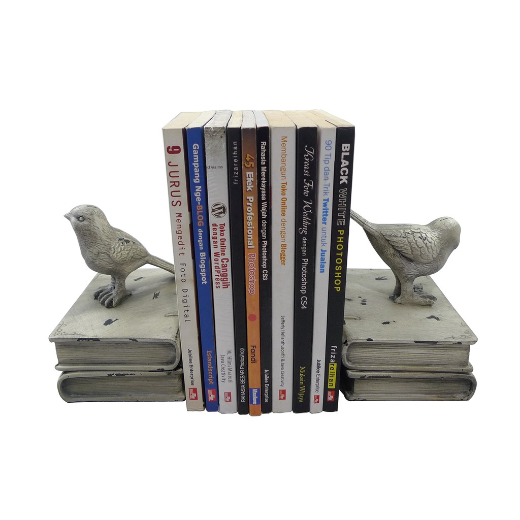 

Pembatas Buku/Book End Grey Brid