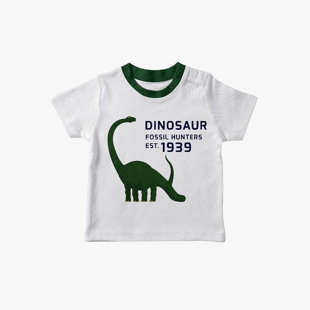 ZOOL Kids Kaos Anak Dinosaur Fossil Hunter est. 1939 | T-Shirt Anak Size L XL