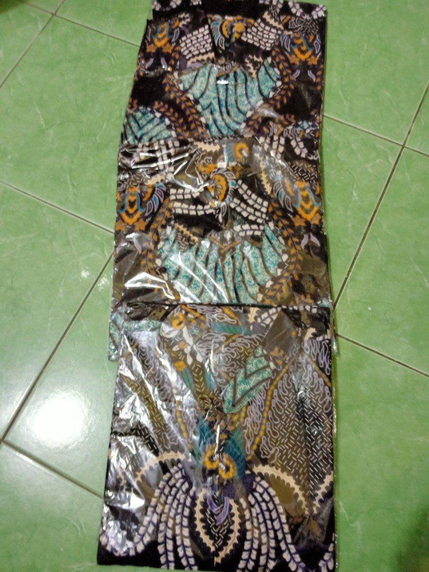 Batik Couple Keluarga Sania Ruffle Ori Ndoro Jowi Dnt Madu Tosca