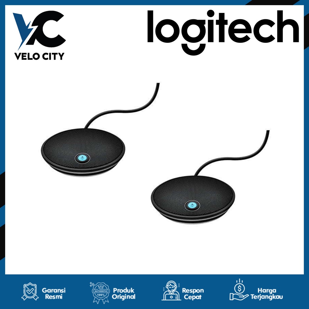 Logitech GROUP Expansion Mics for Large Meetings - Garansi 2 Tahun