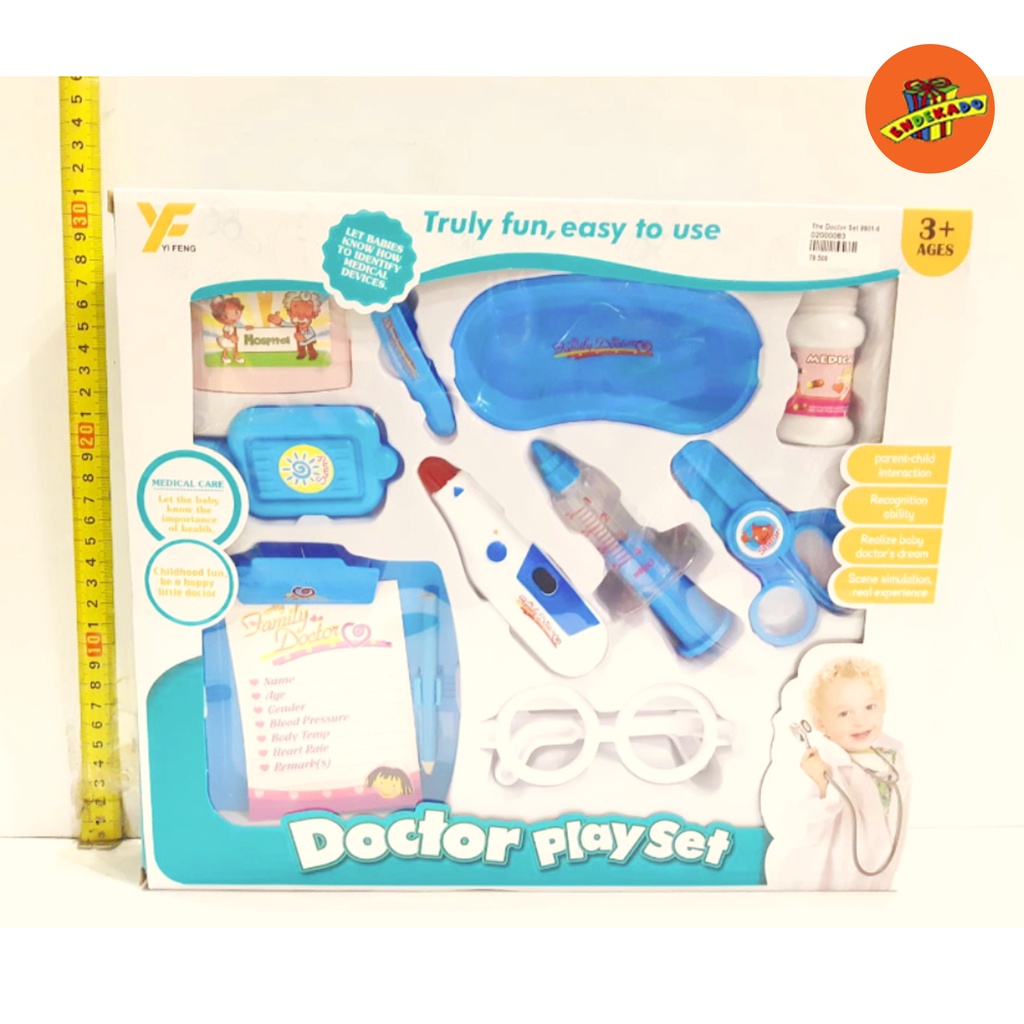 DOCTOR PLAY 2353 - Mainan Dokter Anak Set Makassar