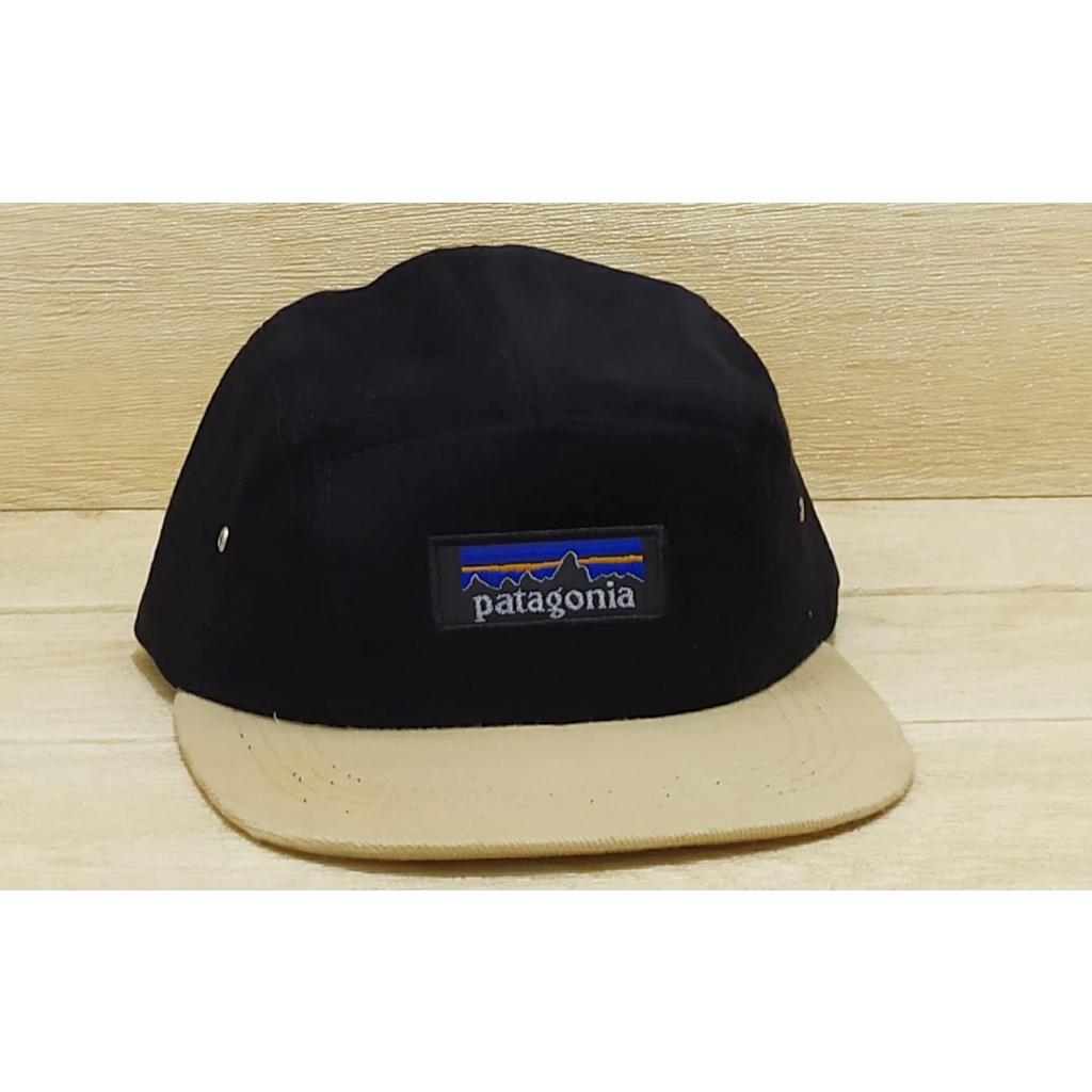 [COD]Topi Snapback Bordir PATAGNIA Lima Panel Kombinasi New Model/Topi Distro Pria/Topi Keren