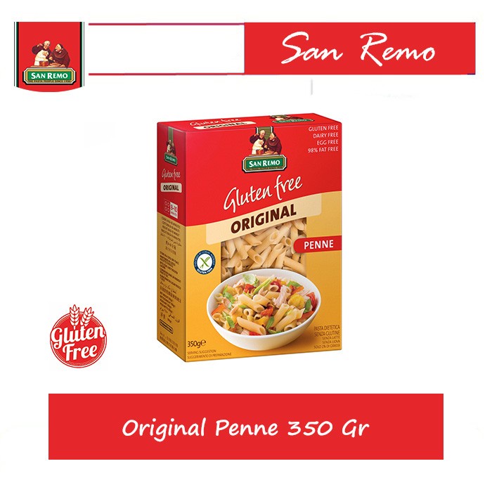 

San Remo Original Penne Gluten Free 350 Gr