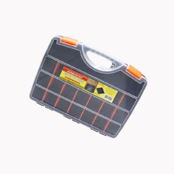 Plastik Mini Box 23 Compratment / Kenmaster Mini Tool Box 23 slot / Tempat Penyimpanan