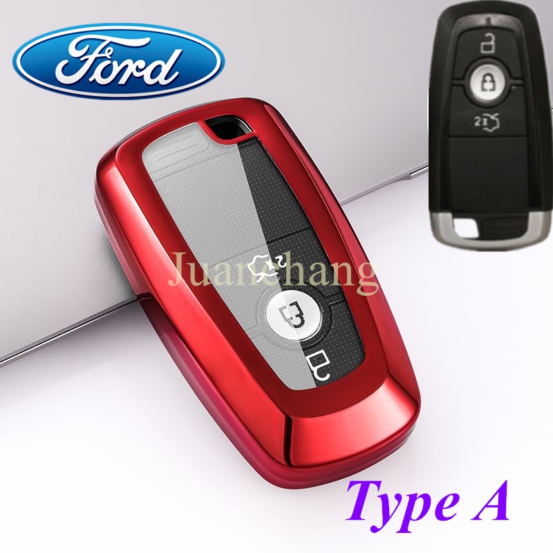 Case Pelindung Kunci Remote Mobil Bahan TPU Lembut Untuk Ford Fusion Fiesta Escort Mondeo Mustang F-150 Explorer Edge 2019 S Max 2ga