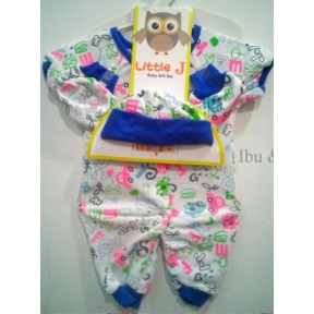 Baju Tidur Piyama Bayi Newborn Sleepsuit Little J