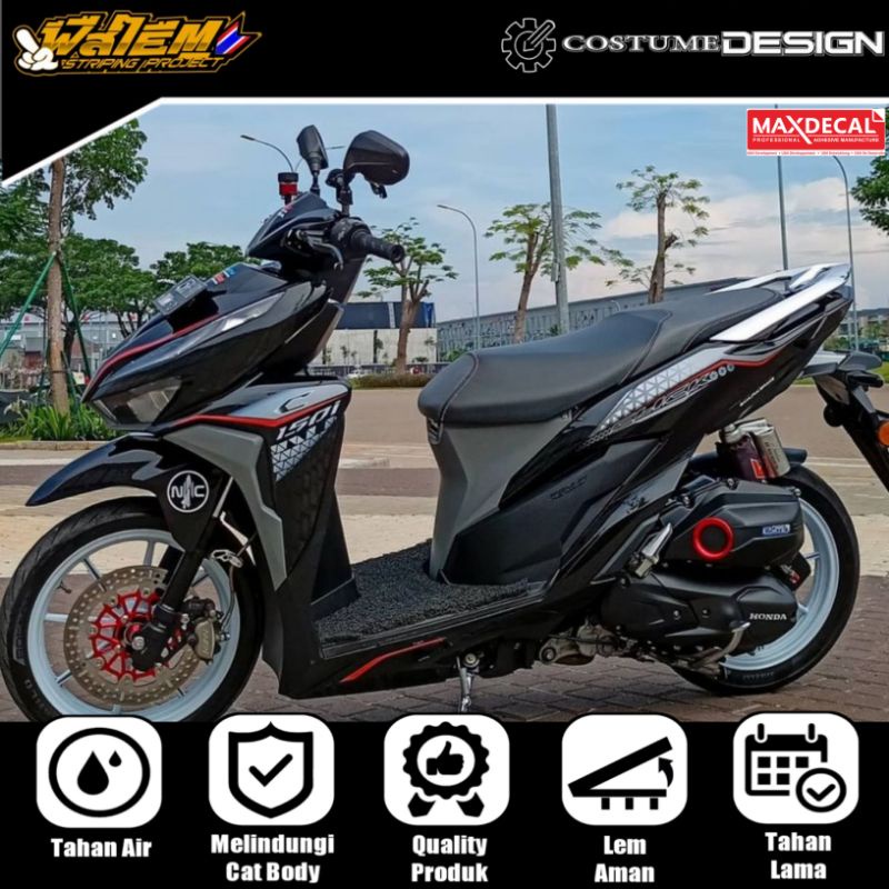 STRIPING VARIO NEW 125 - 150 TRANSPARAN SIMPLE