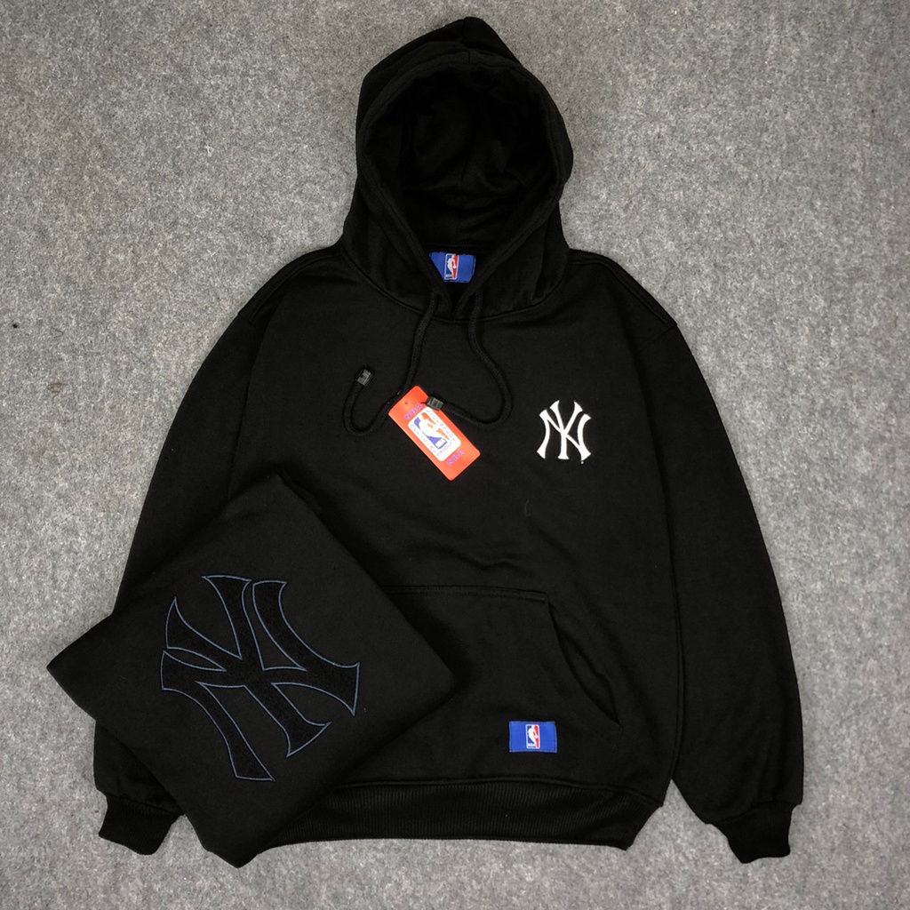 sasuke.id // HOODIE BRAND MLB HODDIE NY - SWEATER HODDIE NY TEBAL BAHAN LEMBUT