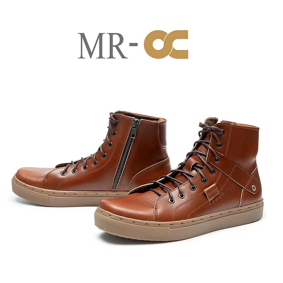 SEPATU KULIT PRIA BOOT MR-OC SEPATU KULIT ASLI / COD / BAYAR DITEMPAT