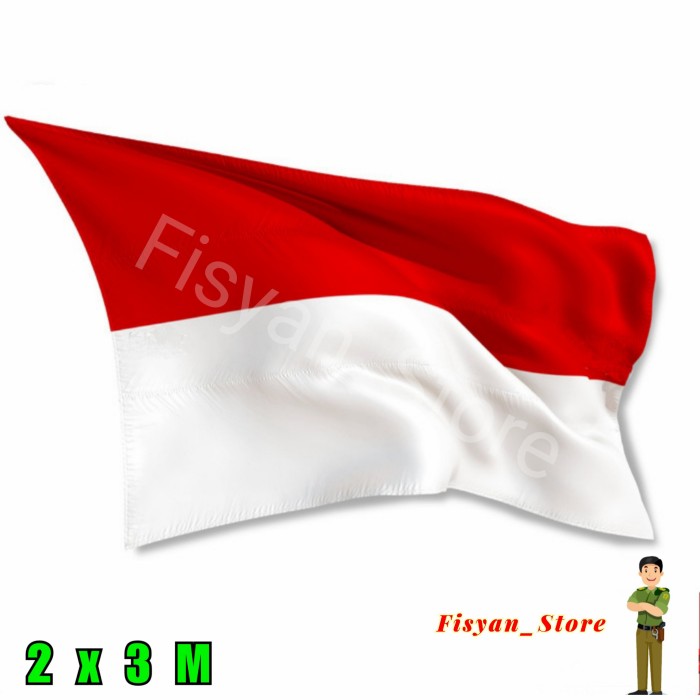 Bendera Indonesia Merah Putih 2 x 3 M (Bahan Sanwos)