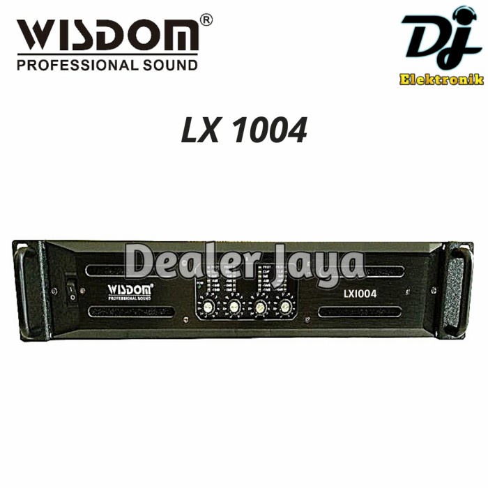 Power Amplifier Wisdom LX 1004 / LX1004 - 4 channel