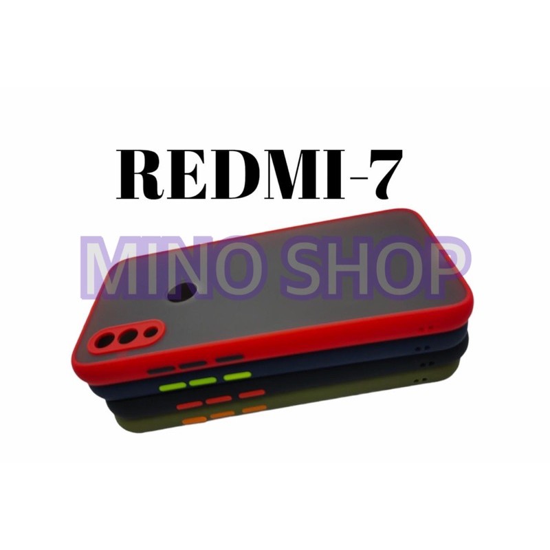 SOFTCASE XIAOMI REDMI 7 - HARDCASE DOVE MYCHOICE PLUS PELINDUNG KAMERA - AERO CASE